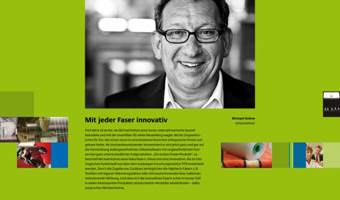 Mit jeder Faser innovativ